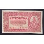 Hungary 2 Korona 1920 XF
