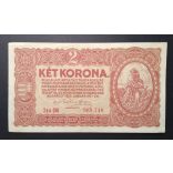Hungary 2 Korona 1920 VF