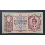 Hungary 50 Pengő 1932 VF