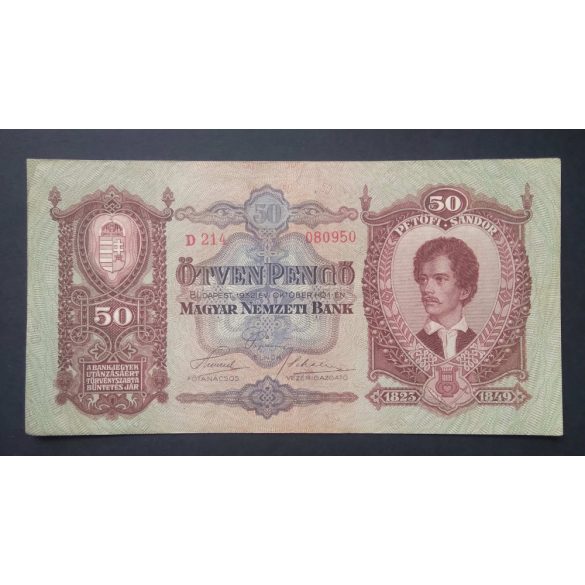 Magyarország 50 Pengő 1932 VF 