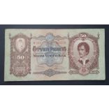 Hungary 50 Pengő 1932 VF-