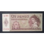 Hungary 5 Pengő 1939 F