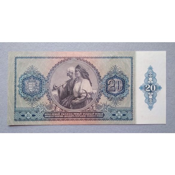 Hungary 20 Pengő 1941 aUnc+
