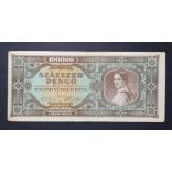Hungary 100000 Pengő 1945 VF-