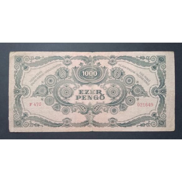 Hungary 1000 Pengő 1945 F-