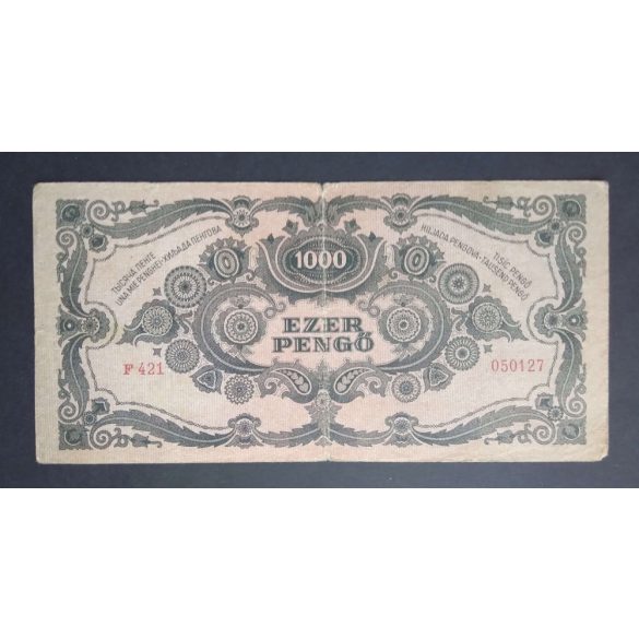 Hungary 1000 Pengő 1945 F-