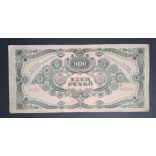 Hungary 1000 Pengő 1945 F+
