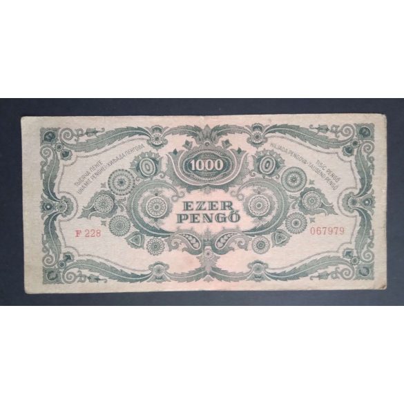 Hungary 1000 Pengő 1945 F+