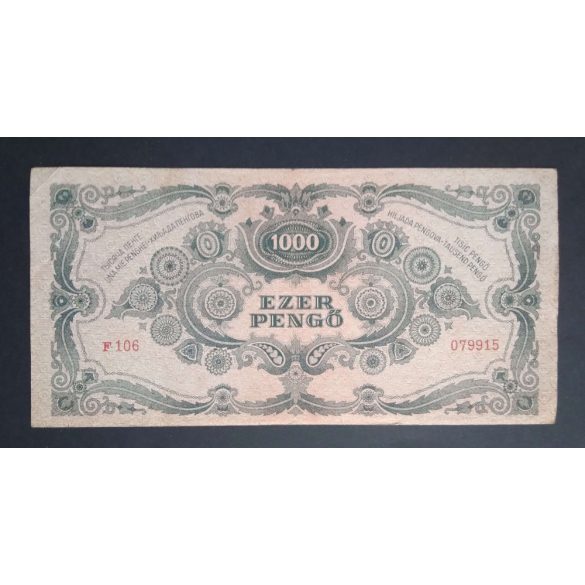 Hungary 1000 Pengő 1945 VF