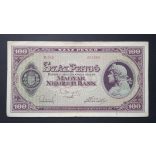 Hungary 100 Pengő 1945 F+