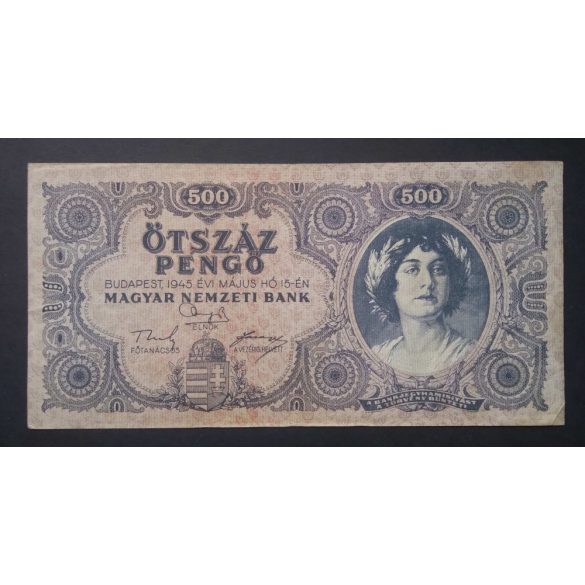 Magyarország 500 Pengő 1945 VF