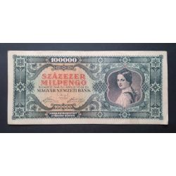 Hungary 100000 Milpengő 1946 VF