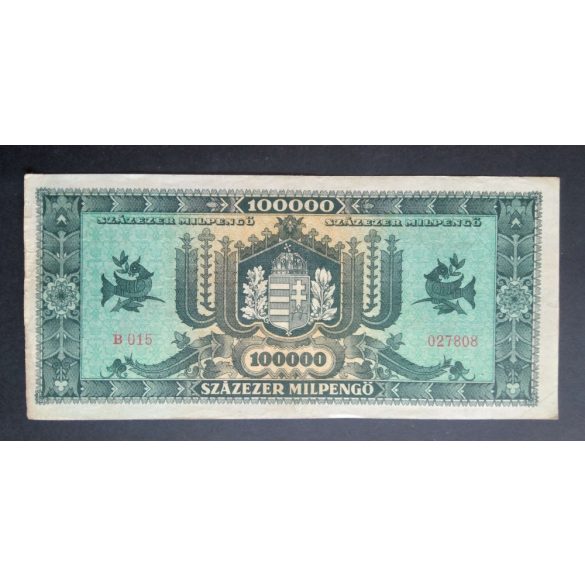 Hungary 100000 Milpengő 1946 VF-