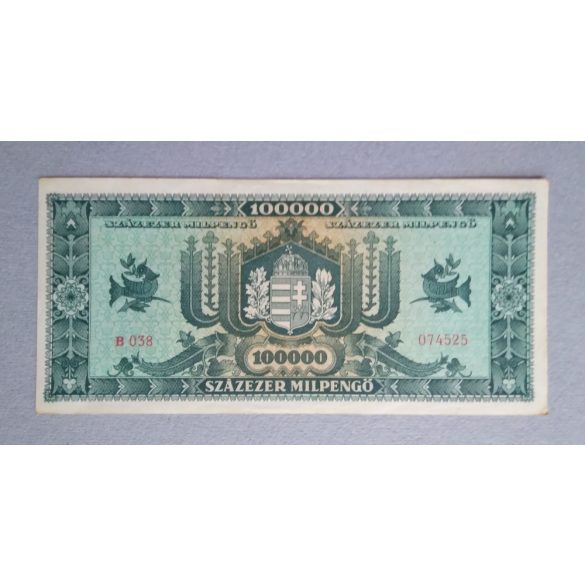Hungary 100000 Milpengő 1946 XF