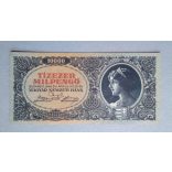 Hungary 10000 Milpengő 1946 aUNC