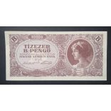 Hungary 10000 B.- Pengő 1946 Aunc