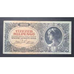 Magyarország 10000 Milpengő 1946 VF