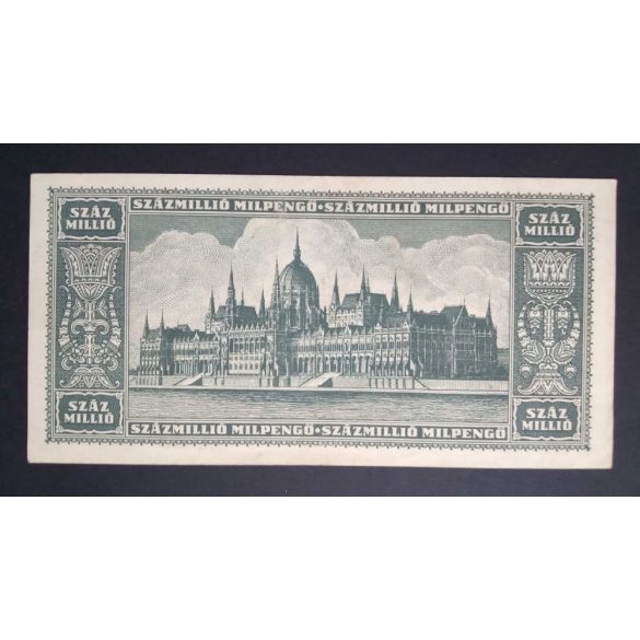 Hungary 100 Million Milpengő 1946 VF+