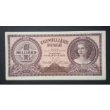 Hungary 1 Billion Pengő 1946 XF-