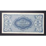 Hungary 1 Billion Milpengő 1946 VF