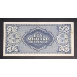 Hungary 1 billion Milpengő 1946 VF