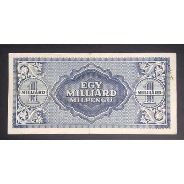 Hungary 1 billion Milpengő 1946 VF