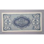 Hungary 1 Billion Milpengő 1946 XF