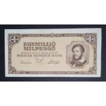 Hungary 1 Million Milpengő 1946 VF+