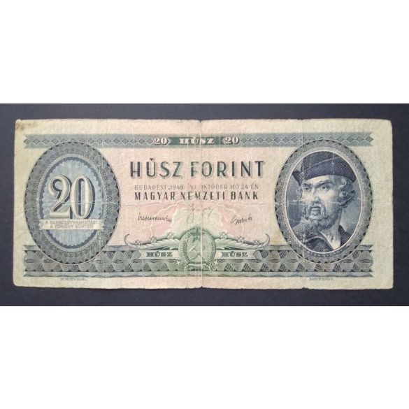 Hungary 20 Forints 1949 F