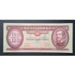 Hungary 100 Forints 1962 aUnc+