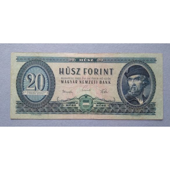 Hungary 20 Forints 1962 F