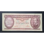 Hungary 100 Forints 1968 F+