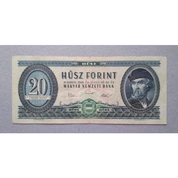 Hungary 20 Forints 1969 F