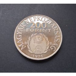 Magyarország 200 Forint 1976 ezüst PP emlékérme