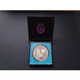 Hungary 200 HUF 1980 silver PP, Winter Olympics commemorative medal, in gift box