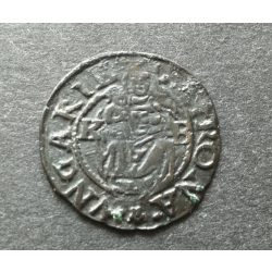   Magyarország I. Miksa (1564-1576) Dénár KB 1570 ezüst patina