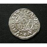 Hungary Miksa Dénár 1571 silver