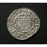 Hungary Miksa Dénár 1571 silver
