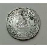 Austria Hungary Leopold I. (1657-1705) 15 Kreuzer 1678 KB silver