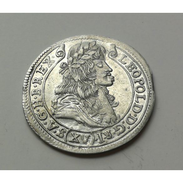 Austria Hungary Leopold I. (1657-1705) 15 Kreuzer 1680 KB silver