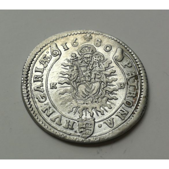Magyarország I. Lipót (1657-1705) 15 Krajcár 1680 KB ezüst