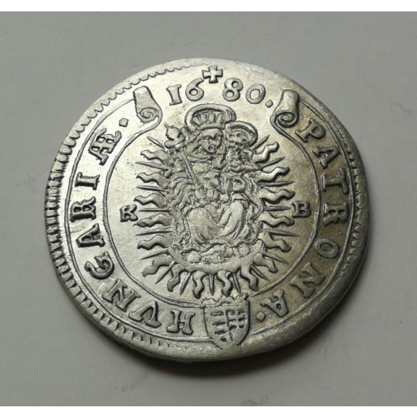 Austria Hungary Leopold I. (1657-1705) 15 Kreuzer 1680 KB silver