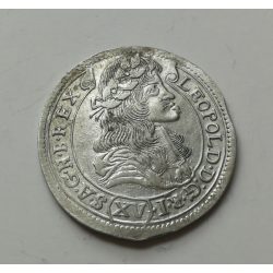   Austria Hungary Leopold I. (1657-1705) 15 Kreuzer  1681 KB silver