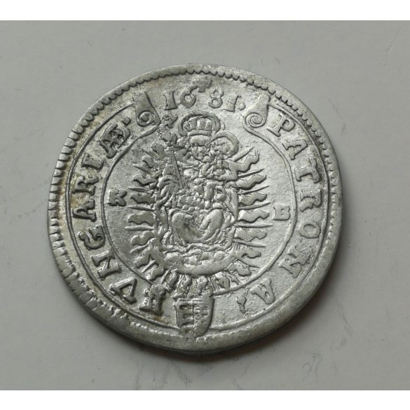 Magyarország I. Lipót (1657-1705) 15 Krajcár 1681 KB ezüst