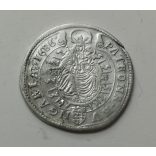 Austria Hungary Leopold I. (1657-1705) 15 Kreuzer 1686 KB silver