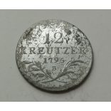 Hungary Franz I. 12 Krajcar 1795 B, silver