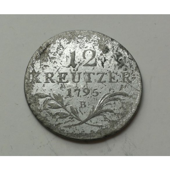 Hungary Franz I. 12 Krajcar 1795 B, silver