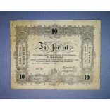 Hungary 10 Forint 1848 F