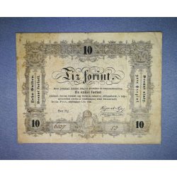 Hungary 10 Forint 1848 F