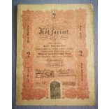 Hungary Kossuth 2 Forint 1848 VG+